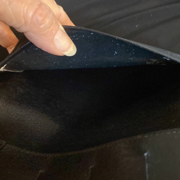 Louis Vuitton Black Epi Leather Long Bifold Wallet